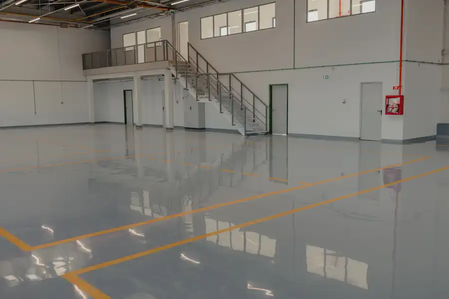 Epoxy Flooring in Warehouse
